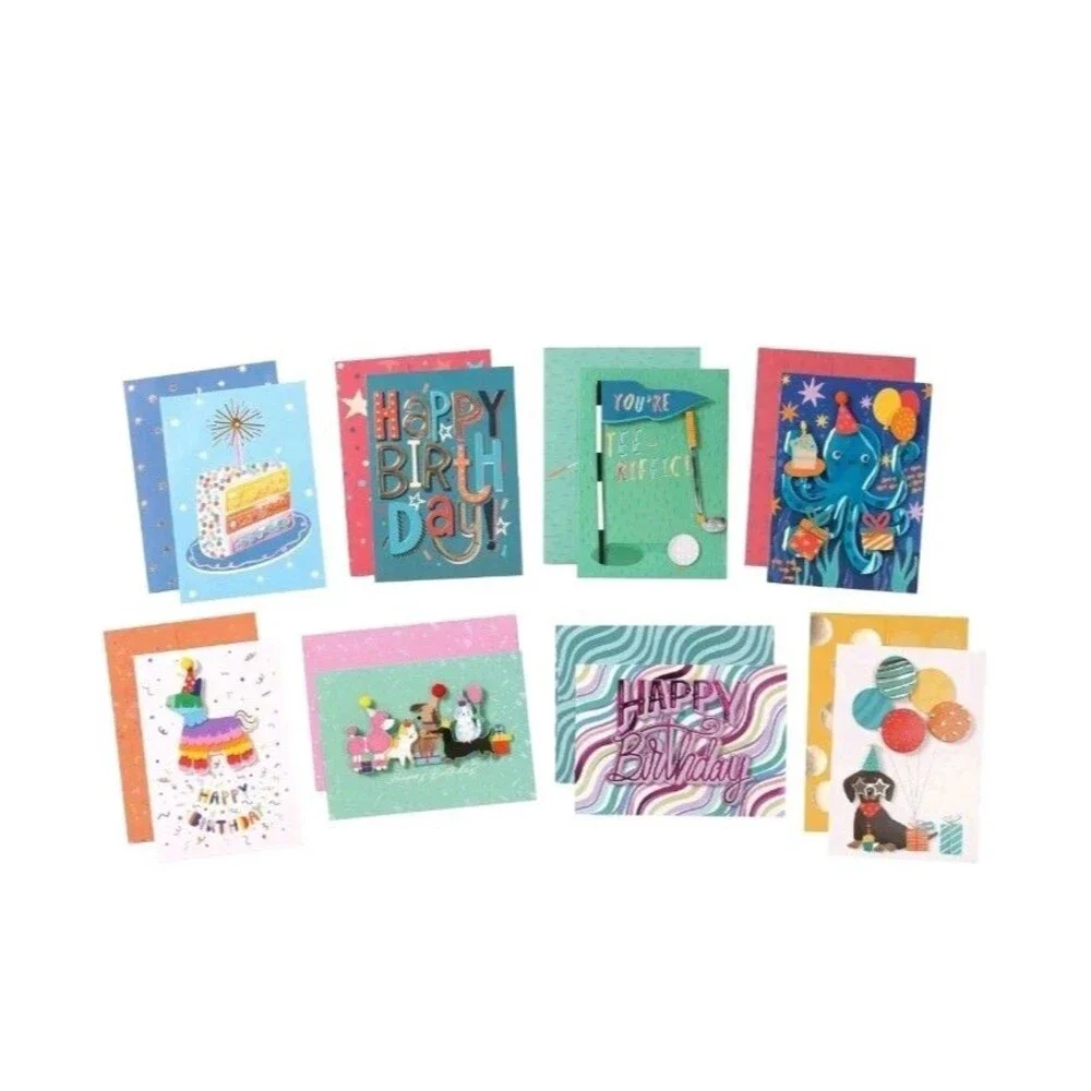 PRO4ALL Hand Crafted All Occasion Greeting Card Collection, 40-count NEW MODEL